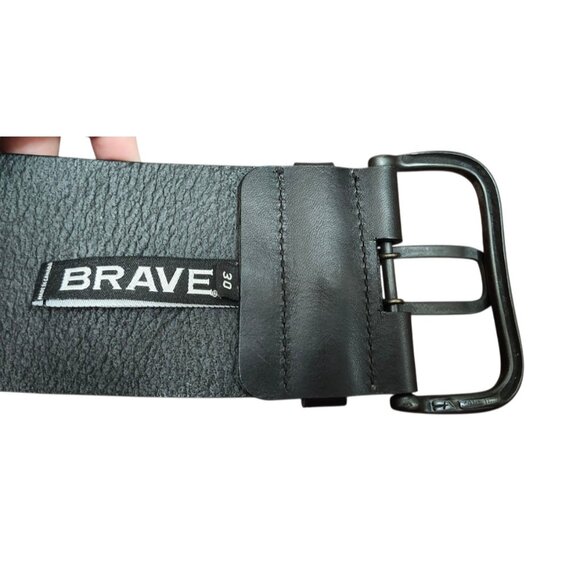 Brave Willa Bridle Black Leather Women's Belt Size 30 - Picture 7 of 11